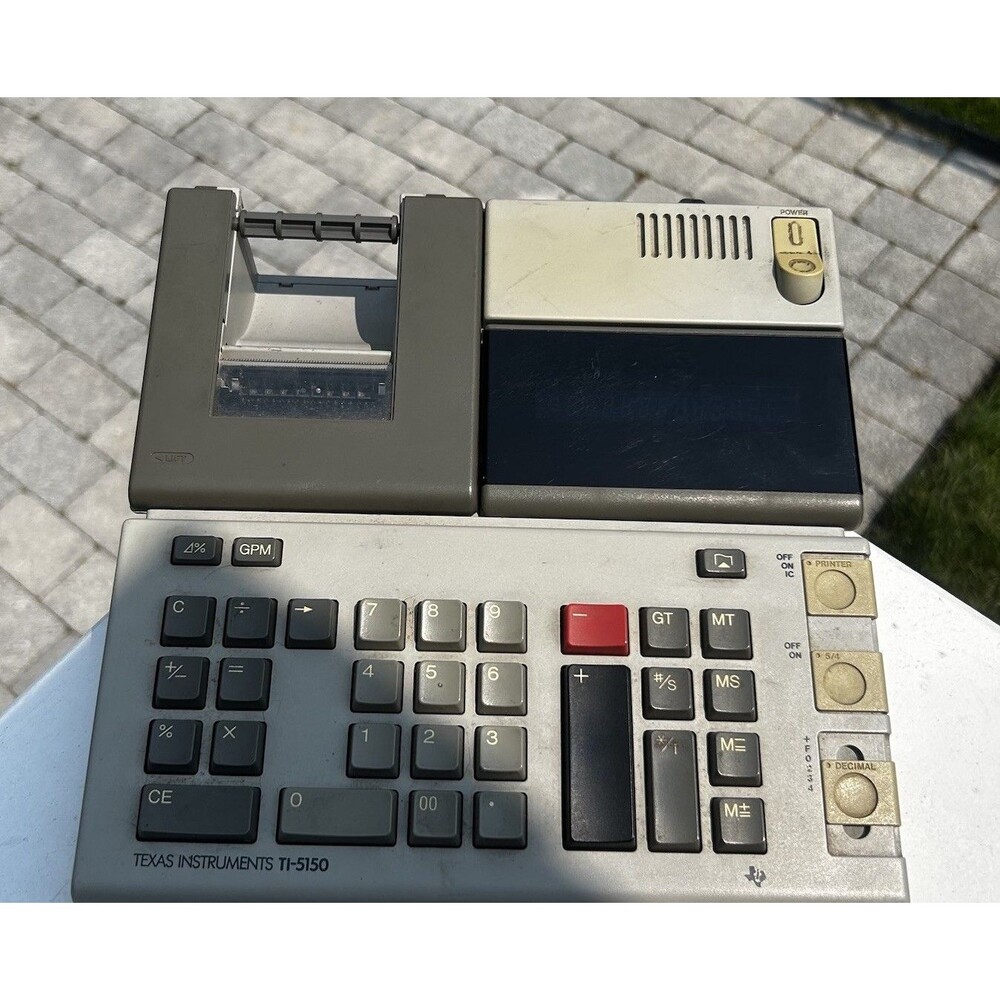 Vintage Texas Instruments TI-5150 Electronic Printing Calculator